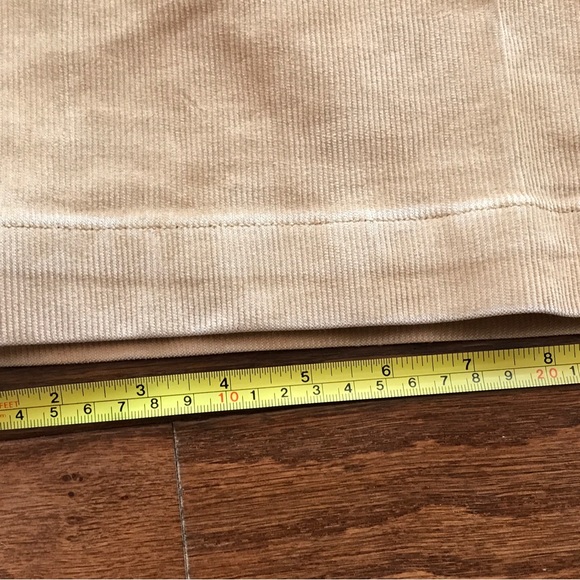 Tan corduroy flare pants Express Stretch size 11-12 36” x 32” (inseam) - Picture 7 of 8